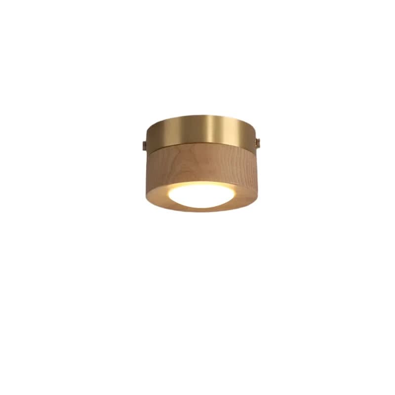Stropní LED svítidlo ořech