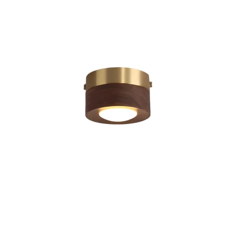 Stropní LED svítidlo ořech