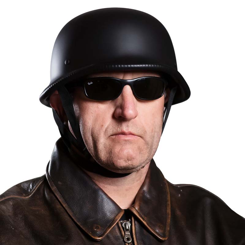 Casco Moto Outlaw Half Face con Certificazione ECE e DOT