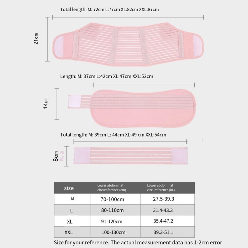 BloomEase 3-In-1 Pregnancy Belt For Comfort And Stability, Adjustable And Breathable