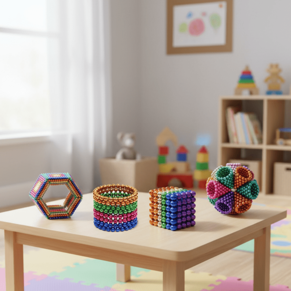 NovaForge Magnetic Construction Toy for Playful Creativity and Development