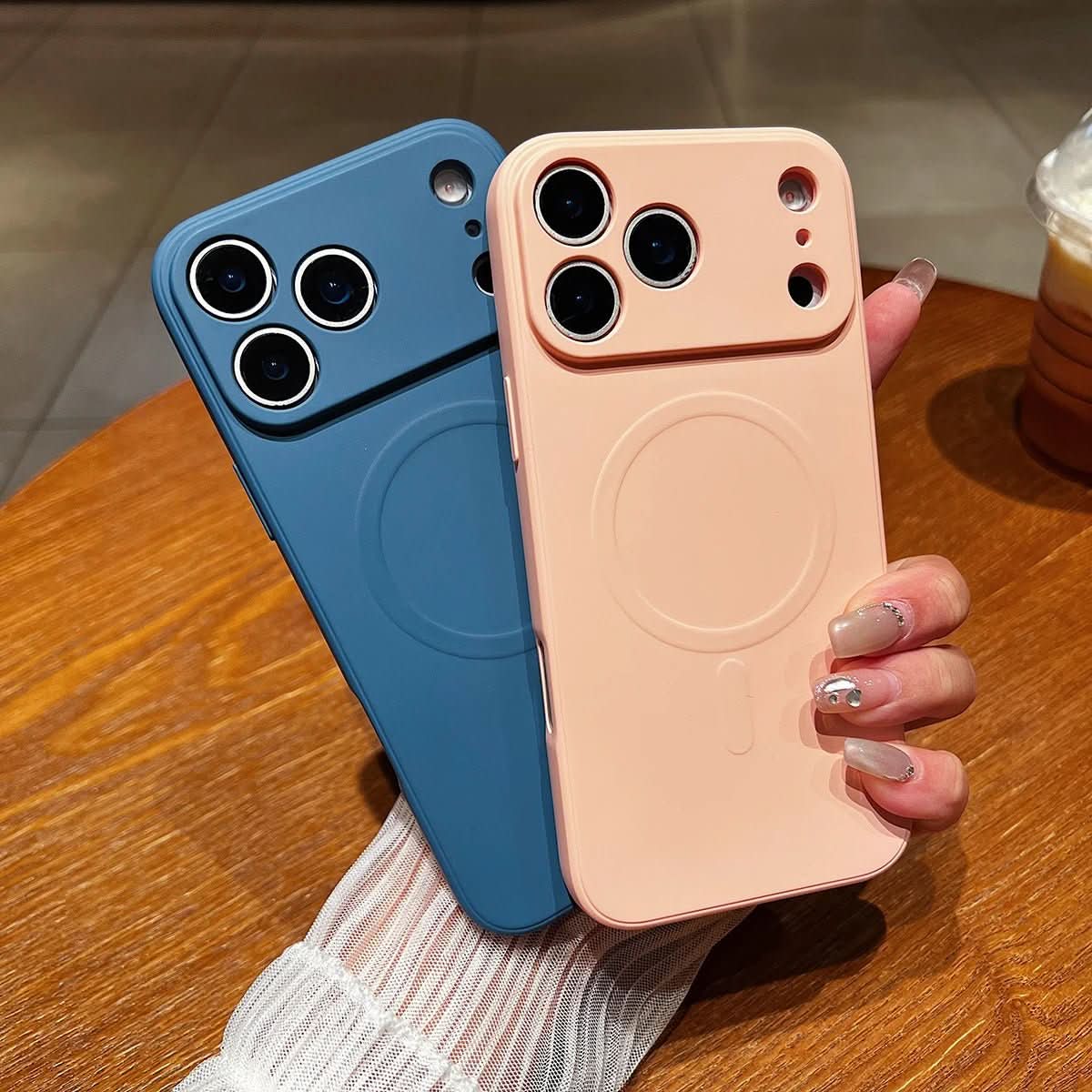 NovaGrip Magnetic Soft Silicone Case With Secure Grip For iPhone 17