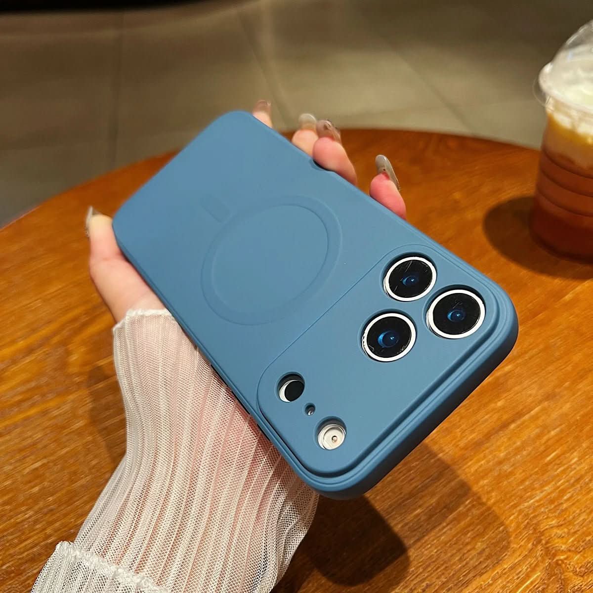 NovaGrip Magnetic Soft Silicone Case With Secure Grip For iPhone 17