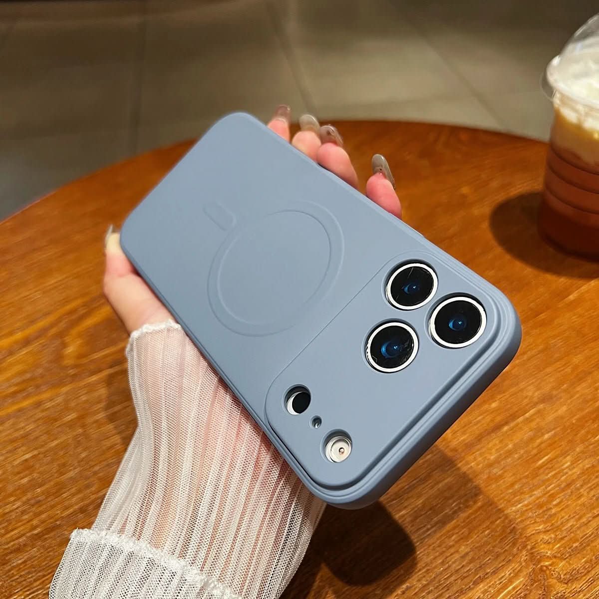 NovaGrip Magnetic Soft Silicone Case With Secure Grip For iPhone 17