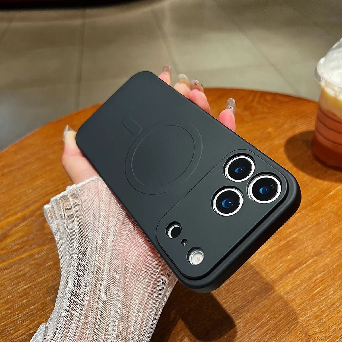 NovaGrip Magnetic Soft Silicone Case With Secure Grip For iPhone 17