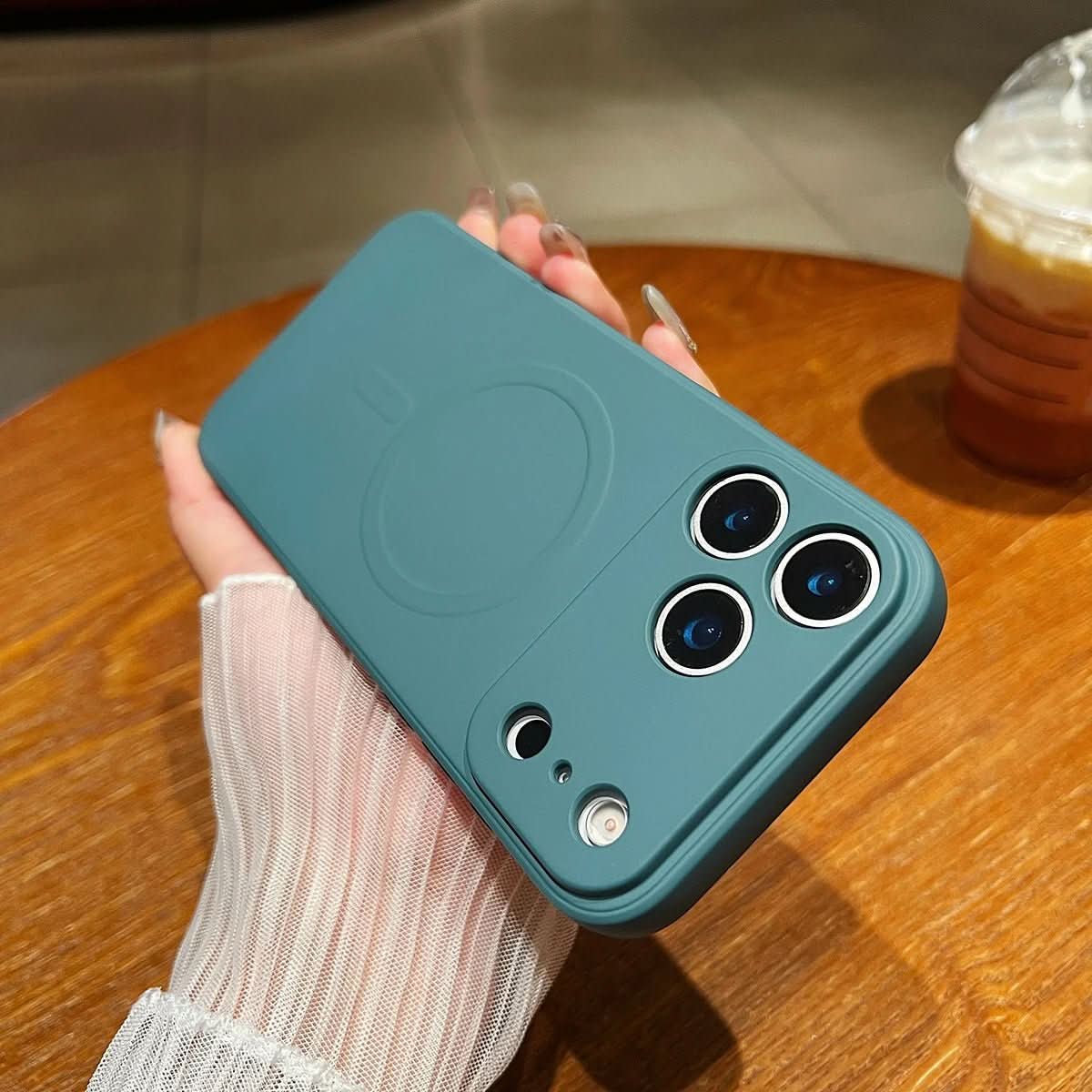 NovaGrip Magnetic Soft Silicone Case With Secure Grip For iPhone 17