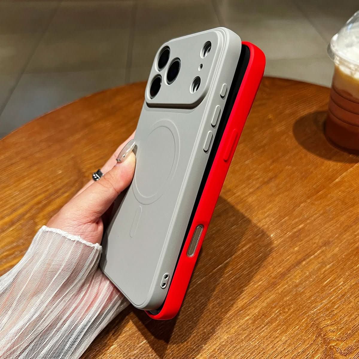 NovaGrip Magnetic Soft Silicone Case With Secure Grip For iPhone 17