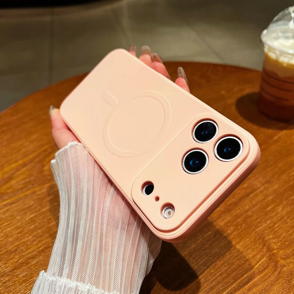 NovaGrip Magnetic Soft Silicone Case With Secure Grip For iPhone 17