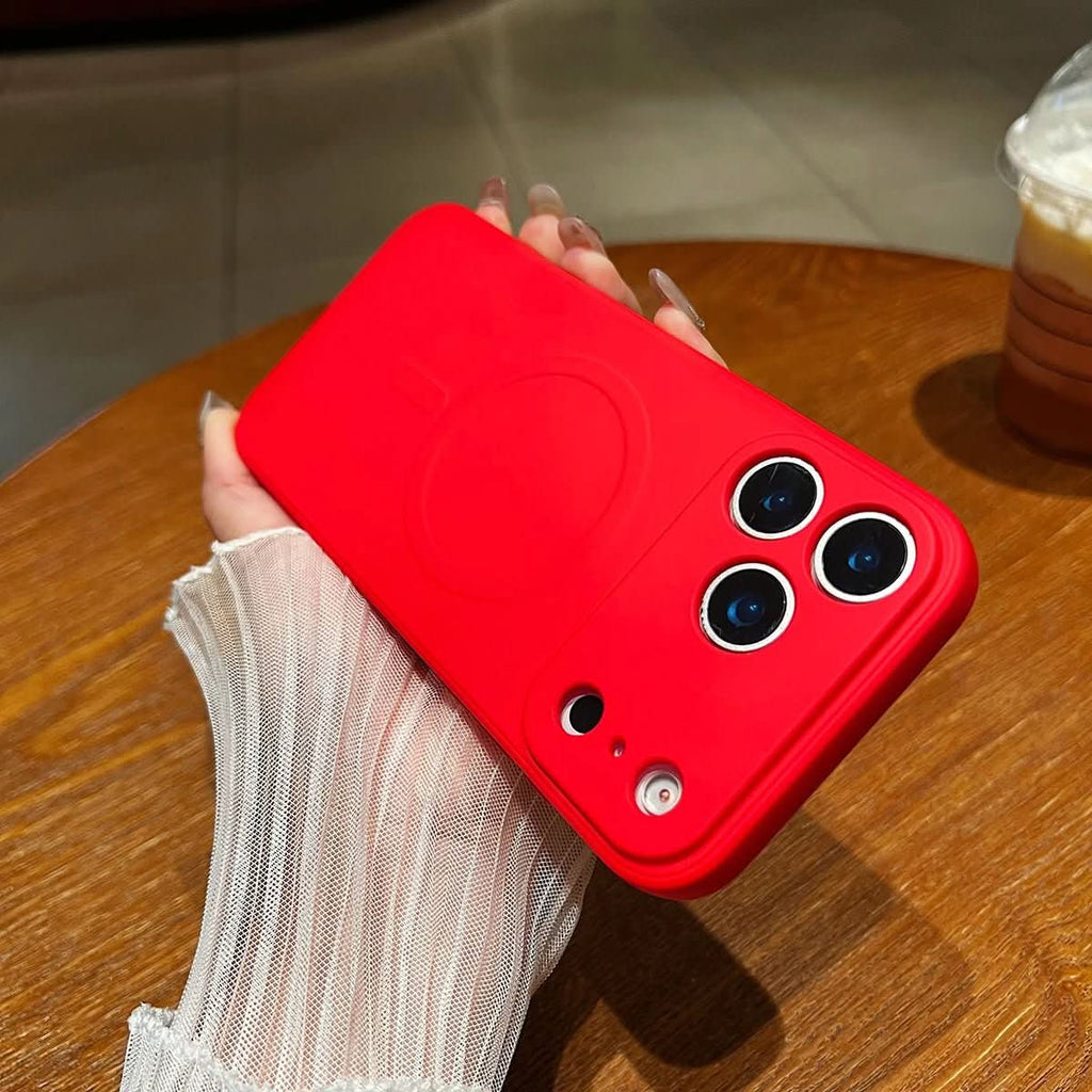NovaGrip Magnetic Soft Silicone Case With Secure Grip For iPhone 17
