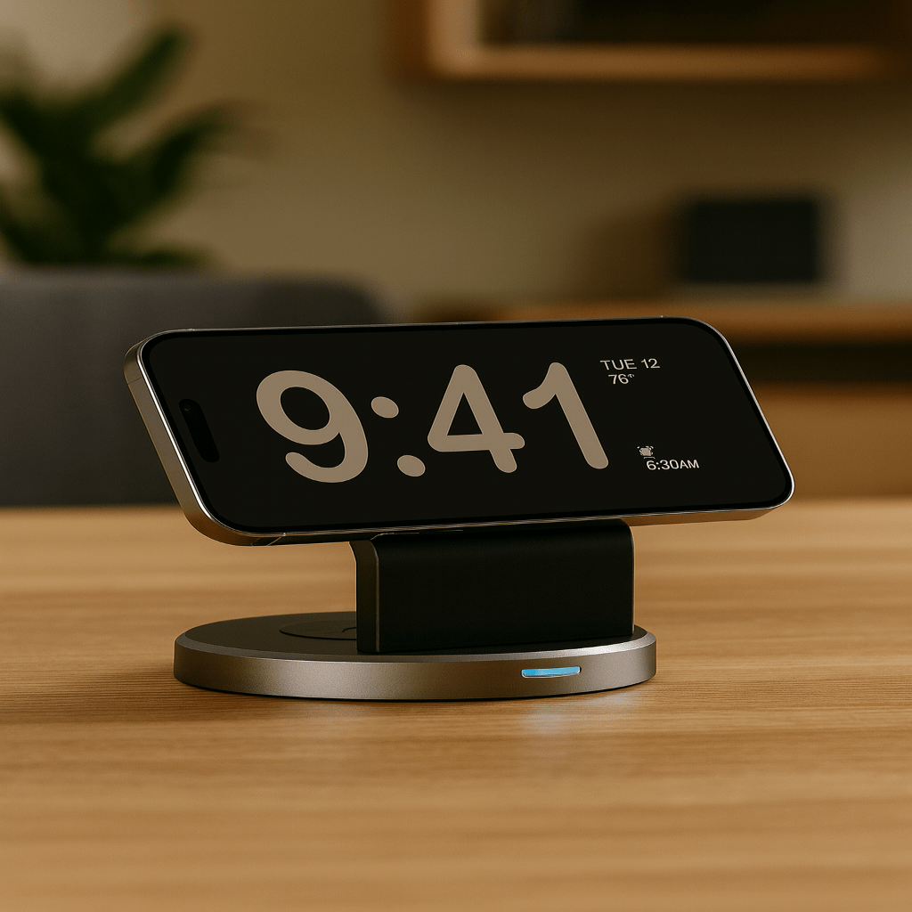 TriMag Dock: 3-In-1 Magnetic Charger for iPhone, Apple Watch, AirPods
