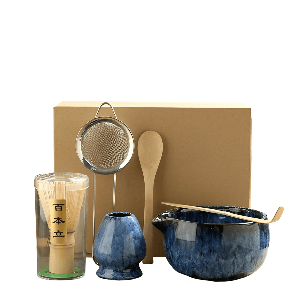 Ethos Matcha Authentisches sechsteiliges Teeset für traditionelle Zubereitung