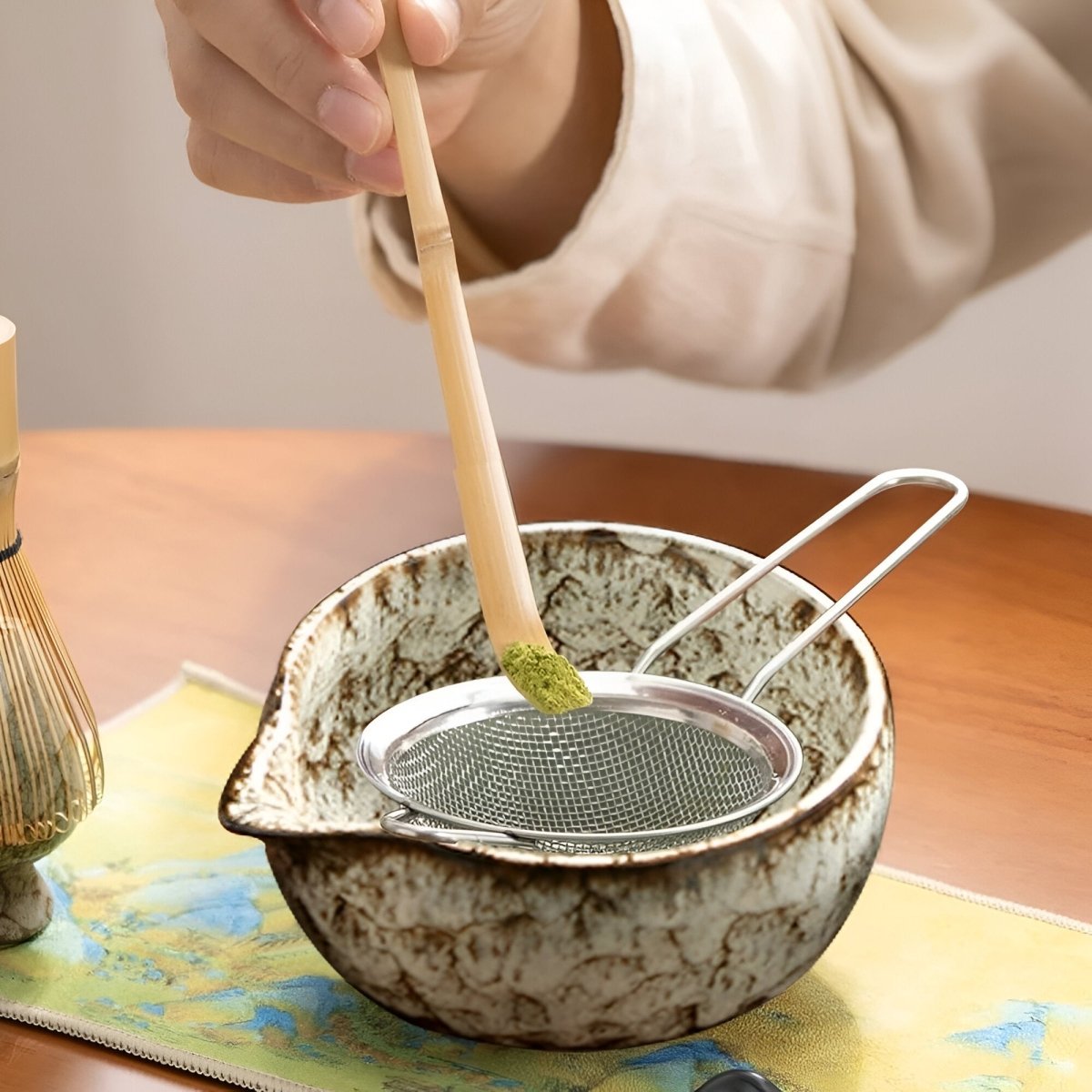 Ethos Matcha Authentisches sechsteiliges Teeset für traditionelle Zubereitung