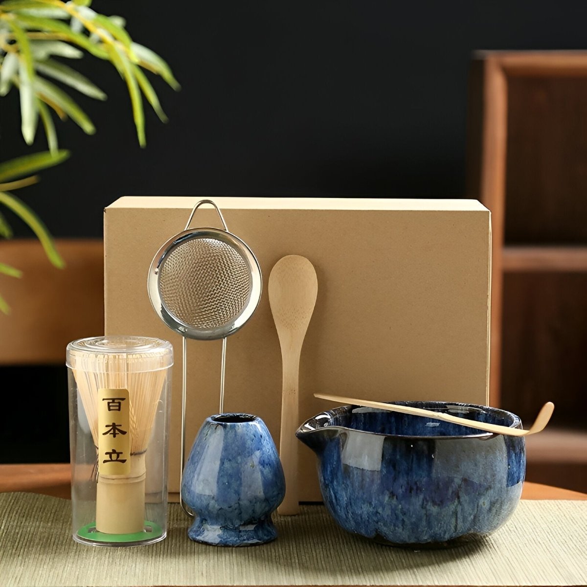 Ethos Matcha Authentisches sechsteiliges Teeset für traditionelle Zubereitung
