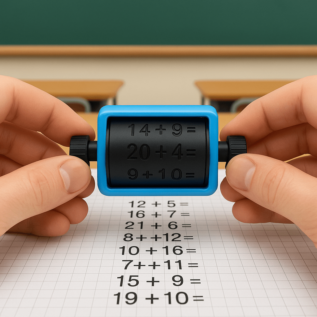 Rouleau d'Exercices Mathématiques Amusant NumberQuest pour Apprentissage Facile