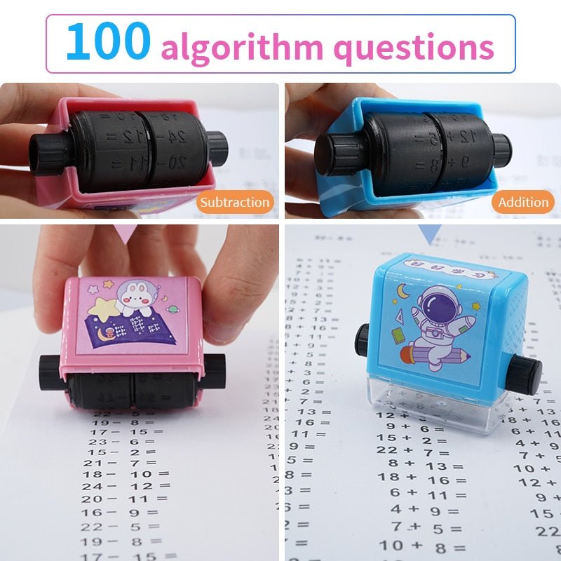 Rouleau d'Exercices Mathématiques Amusant NumberQuest pour Apprentissage Facile