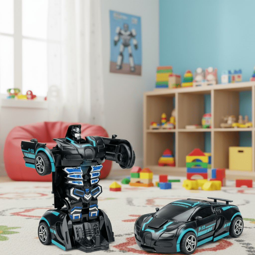 RoboDash Transformable Robot Sports Car Educational Toy For STEM