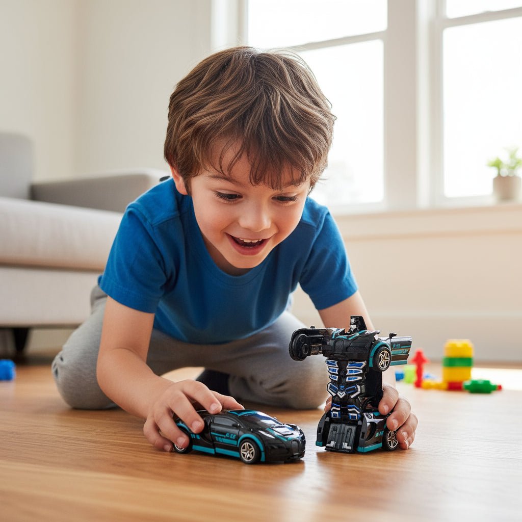 RoboDash Transformable Robot Sports Car Educational Toy For STEM