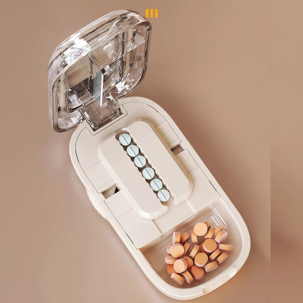 NovaGuard Safe Tablet Cutter With Hidden Storage Box