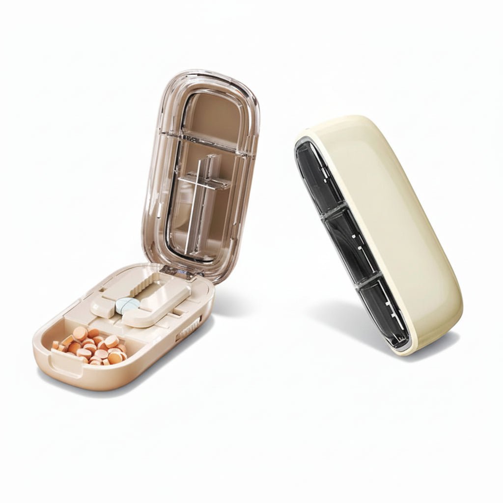 NovaGuard Safe Tablet Cutter With Hidden Storage Box