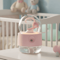 LumaMist Wireless Rechargeable Humidifier With Music Box And Night Lamp
