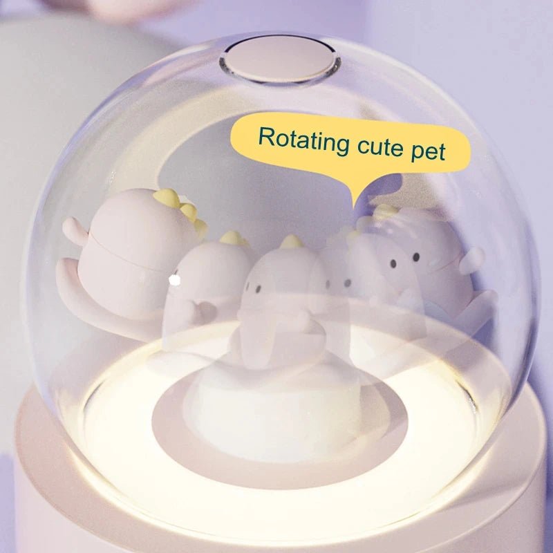 LumaMist Wireless Rechargeable Humidifier With Music Box And Night Lamp