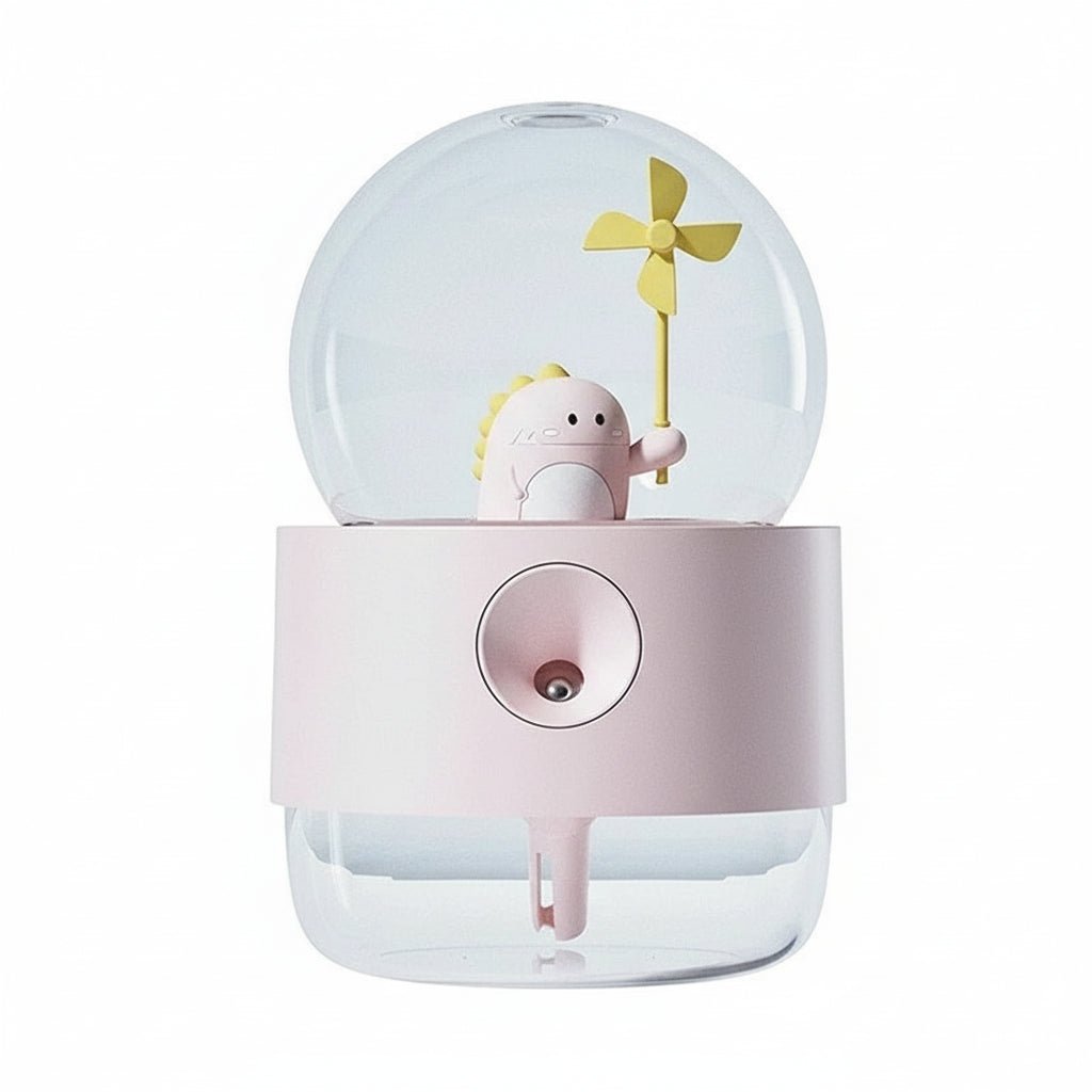LumaMist Wireless Rechargeable Humidifier With Music Box And Night Lamp