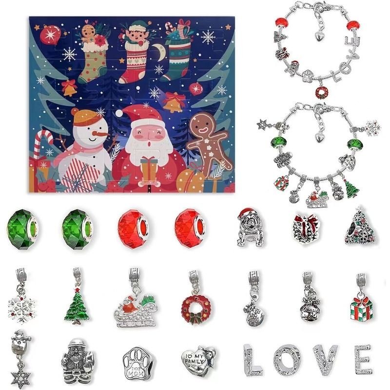 BrightCraft DIY Christmas Bracelet Advent Calendar For 24 Days Of Crafting Fun