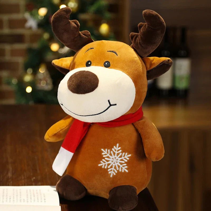Snowflake Buddies Morbidi Amici di Peluche Natalizi per Tutte le Età