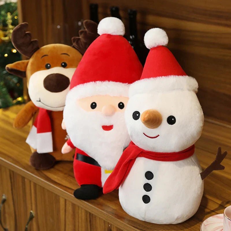 Snowflake Buddies Morbidi Amici di Peluche Natalizi per Tutte le Età