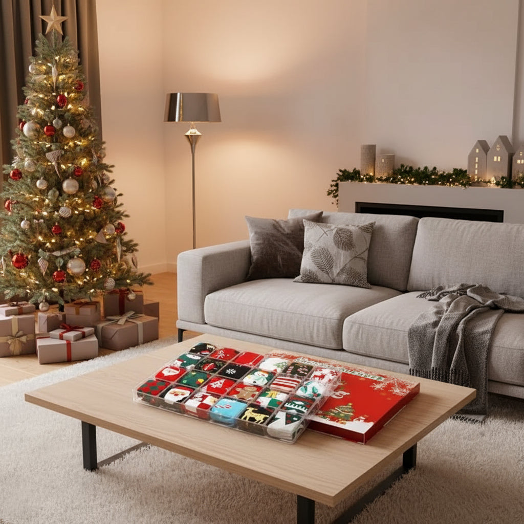 SockNest 2025 Julekalender med julesokker til voksne