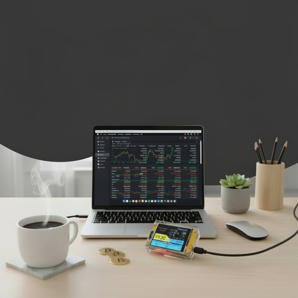 VertexMiner Spolehlivé zařízení pro těžbu kryptoměn 2,8 palce s stabilním výkonem 960 KH/s