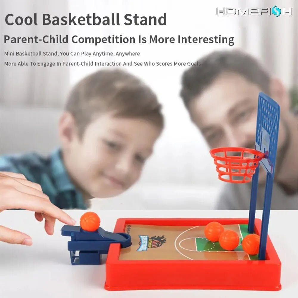 Jeu de mini basket DeskDunk pour bureau, voyage et plaisir en famille