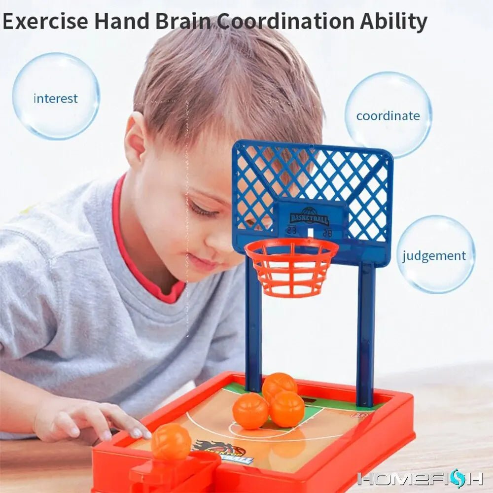 Jeu de mini basket DeskDunk pour bureau, voyage et plaisir en famille