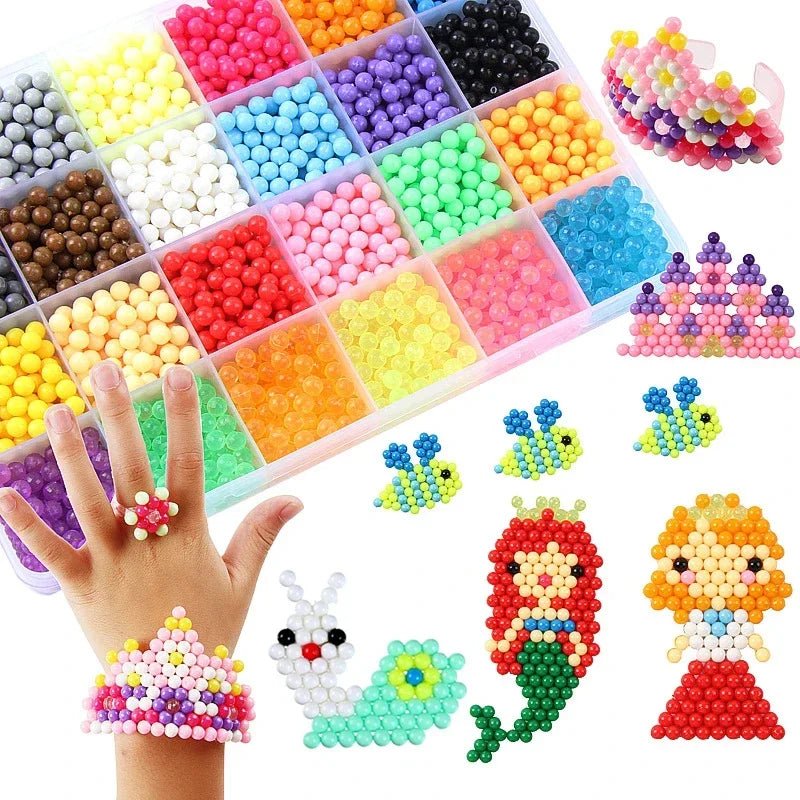 AquaFuse Perler Vandaktiverede Smelteperler Sæt Til Unge Kunstnere