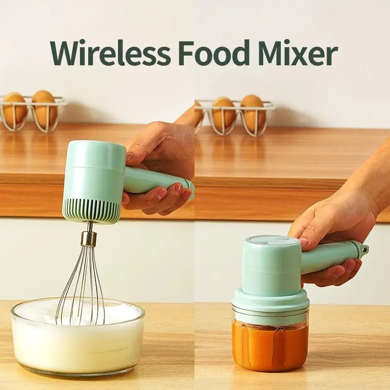 AeroMix Wireless Mini Hand Mixer For Easy Everyday Baking