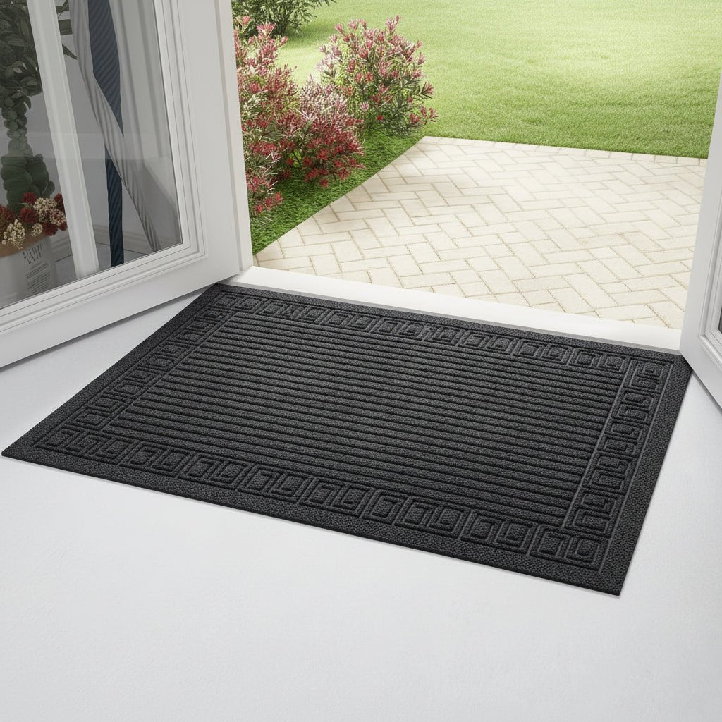 MudGuard Pro Non Slip Rubber Door Mat For Maximum Dirt Absorption