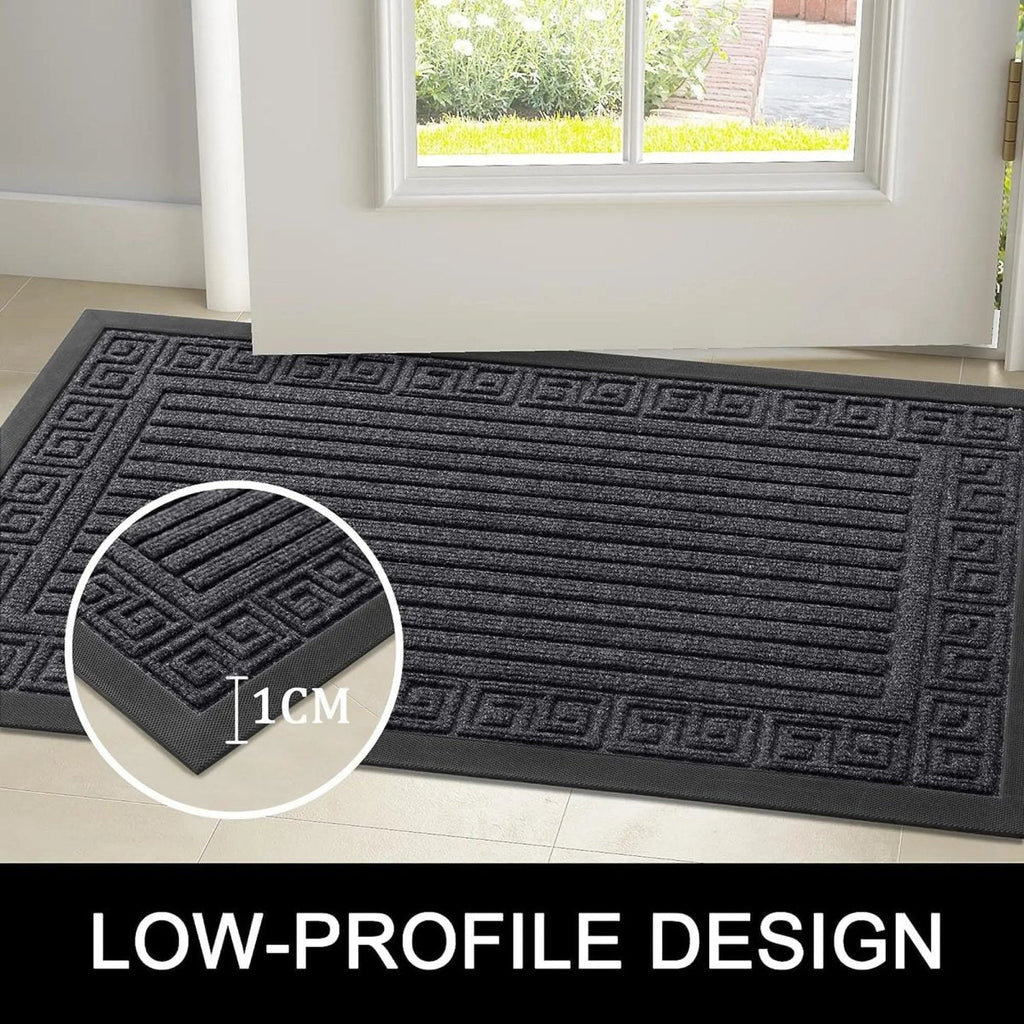 MudGuard Pro Non Slip Rubber Door Mat For Maximum Dirt Absorption