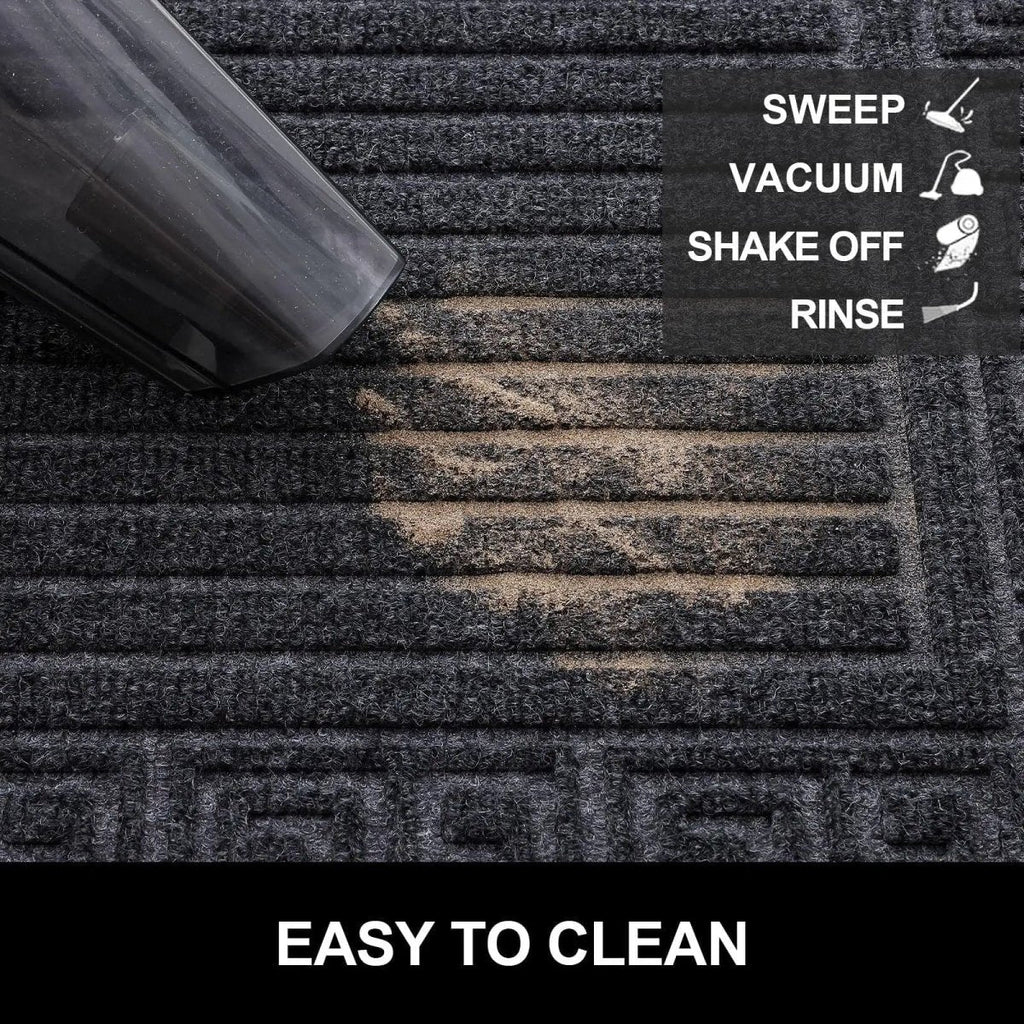 MudGuard Pro Non Slip Rubber Door Mat For Maximum Dirt Absorption