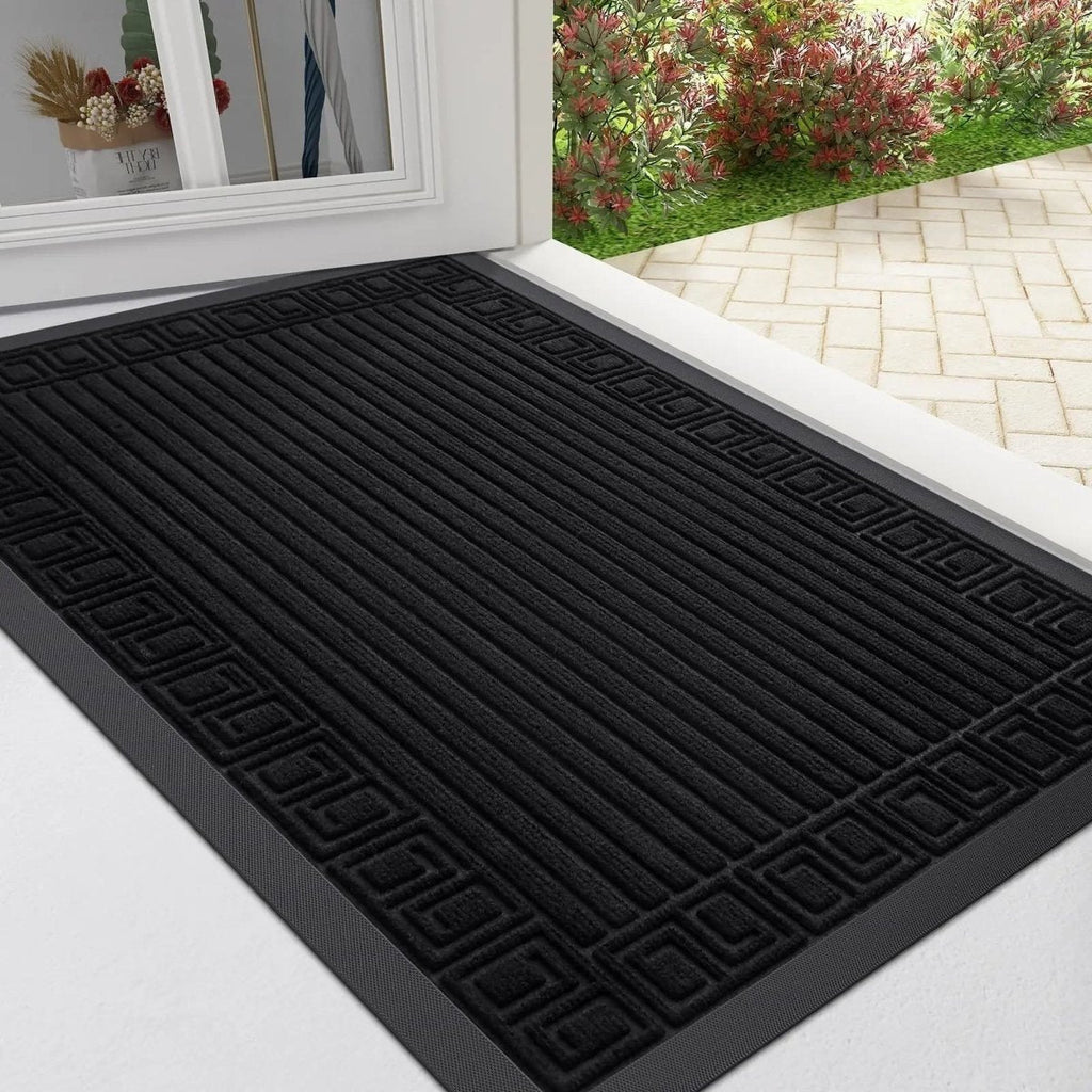 MudGuard Pro Non Slip Rubber Door Mat For Maximum Dirt Absorption