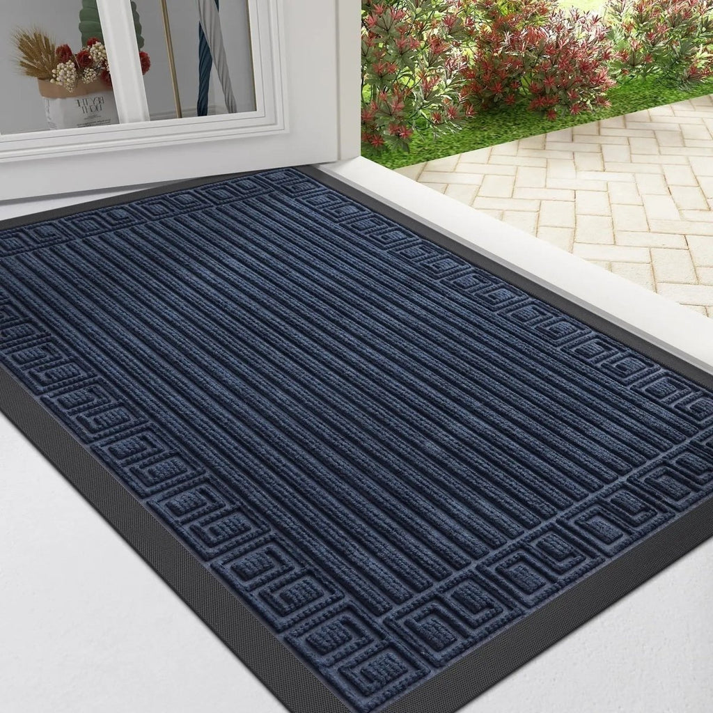 MudGuard Pro Non Slip Rubber Door Mat For Maximum Dirt Absorption