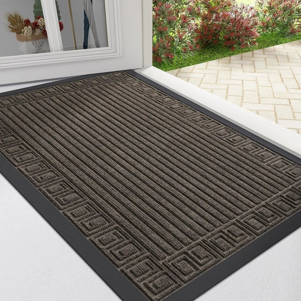 MudGuard Pro Non Slip Rubber Door Mat For Maximum Dirt Absorption