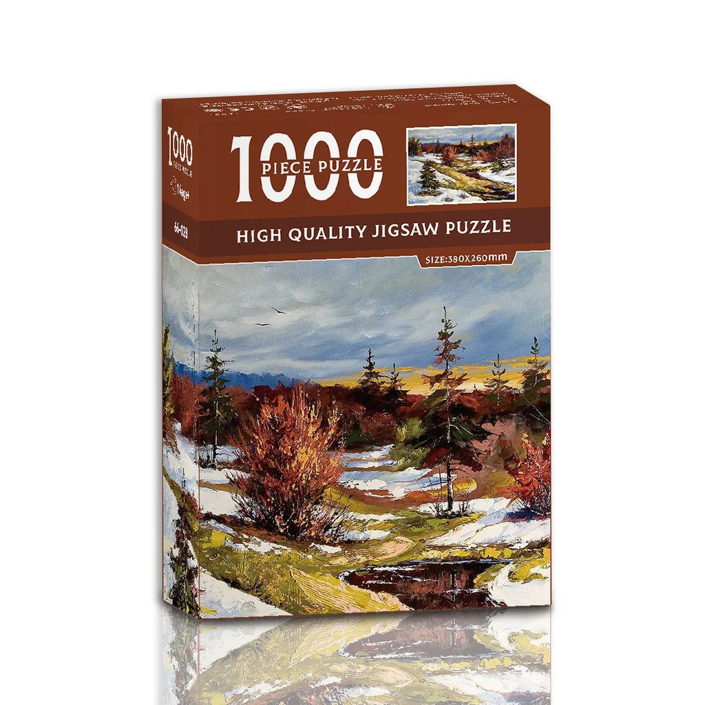 Asteria Puzzle 1000 Parça Van Gogh Sanatı Temalı Kompakt Puzzle