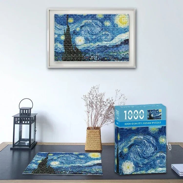 Asteria Puzzle 1000 Parça Van Gogh Sanatı Temalı Kompakt Puzzle