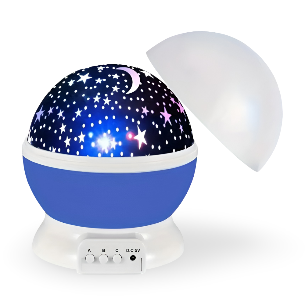 StellarGlow otočný hvězdný projektor noční světlo pro děti