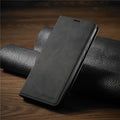 Magnetic Leather iPhone Case With Elegant Closure For Optimal Protection