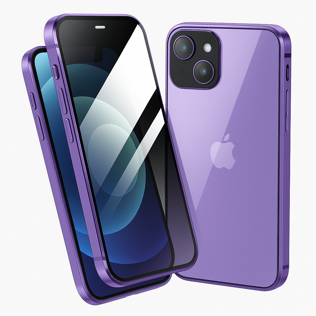 Custodia Magnetica per Privacy NexaShield per iPhone con Protezione Schermo