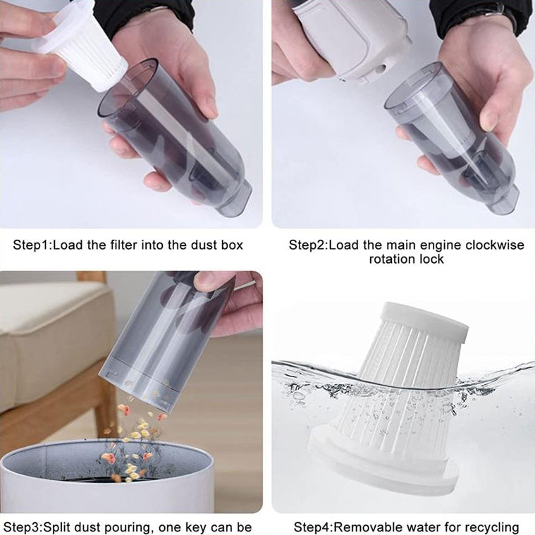 High-Power Cordless Vacuum Cleaner for Deep Home Cleaning
