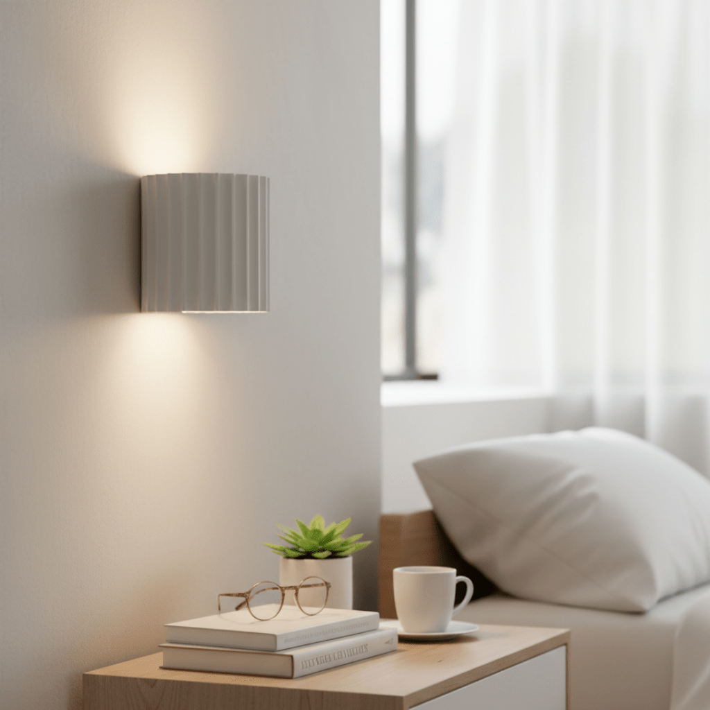 ArcticGlow Resin Wall Light Minimalist Energy Efficient for Stylish Rooms