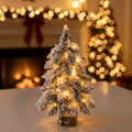 Albero di Natale LED SnowGlow Mini 45cm con Effetto Neve Ghiacciata