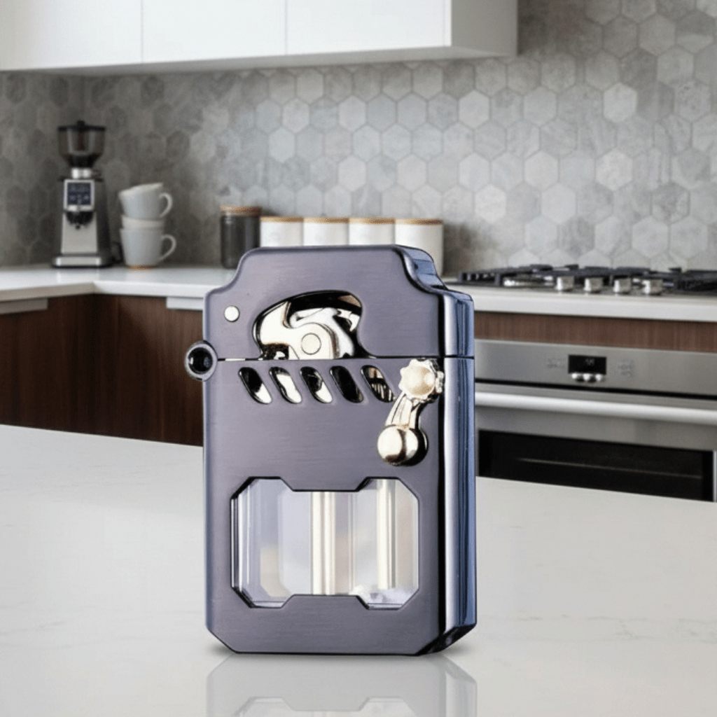 ForgeFlare Windproof Lighter With Gear Mechanism And Style